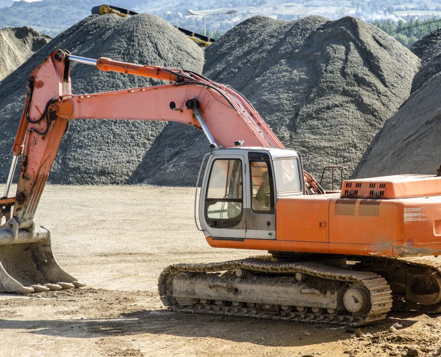 Excavator construction machine.